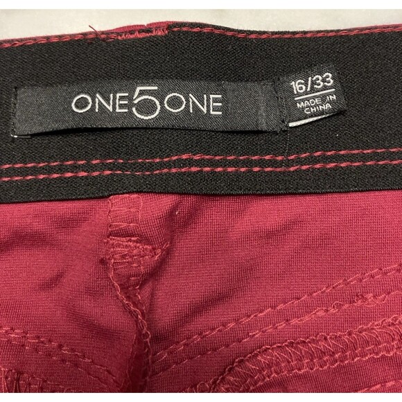 One 5 One Ponte Dress Pants Purple Size 16/33 NWT - Picture 2 of 9